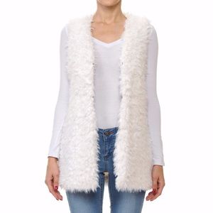 FAUX FUR VEST